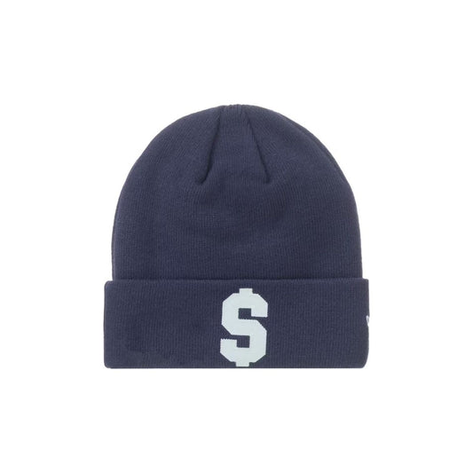 Supreme New Era $ Beanie Navy