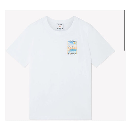 Casablanca tennis club surreal pool shirt