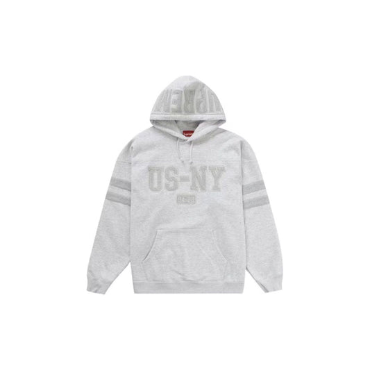 Supreme US-NY Hooded Sweatshirt Ash Gray