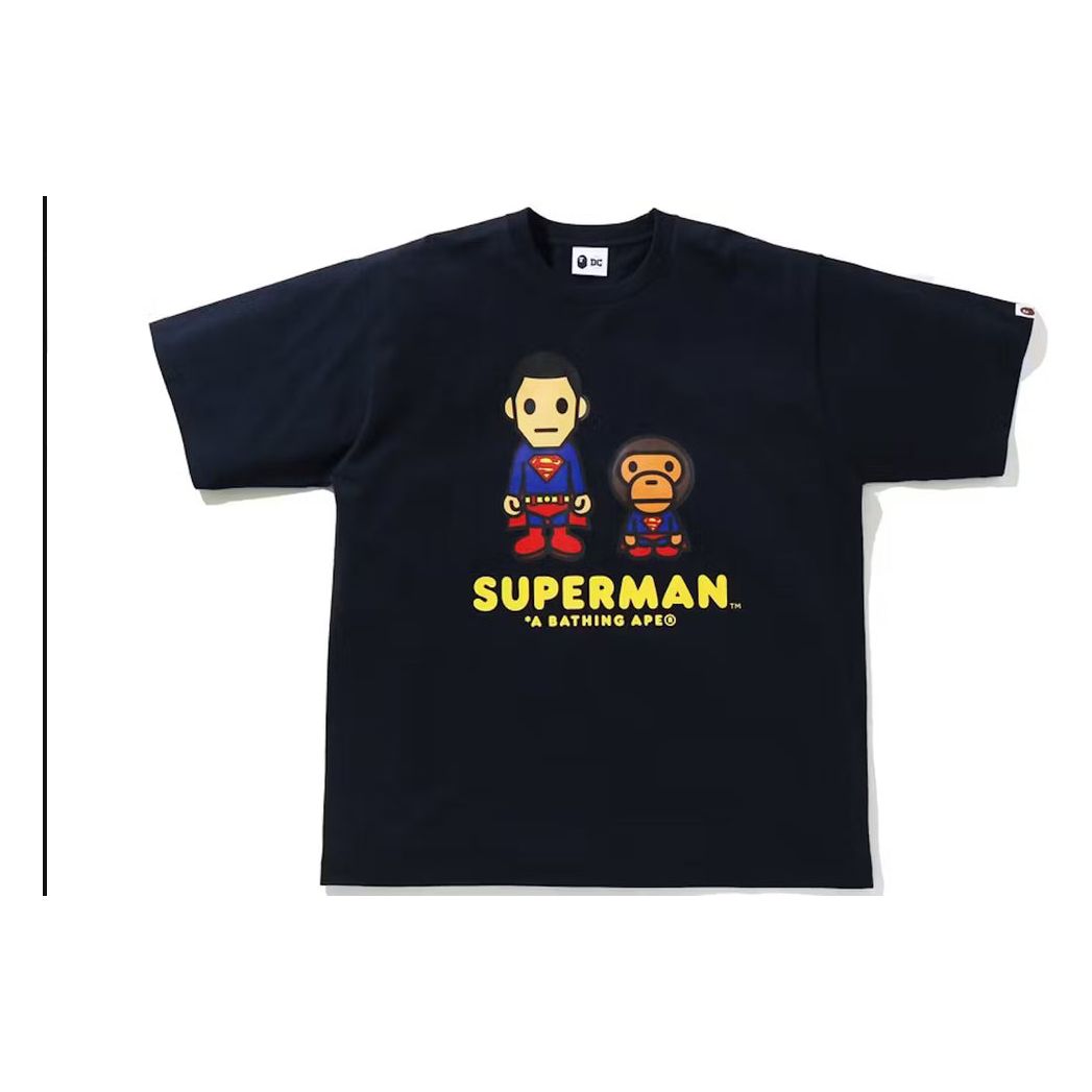 B*pe x DC Baby Milo Superman Relaxed Fit Tee