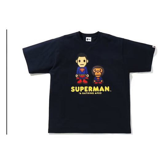 B*pe x DC Baby Milo Superman Relaxed Fit Tee