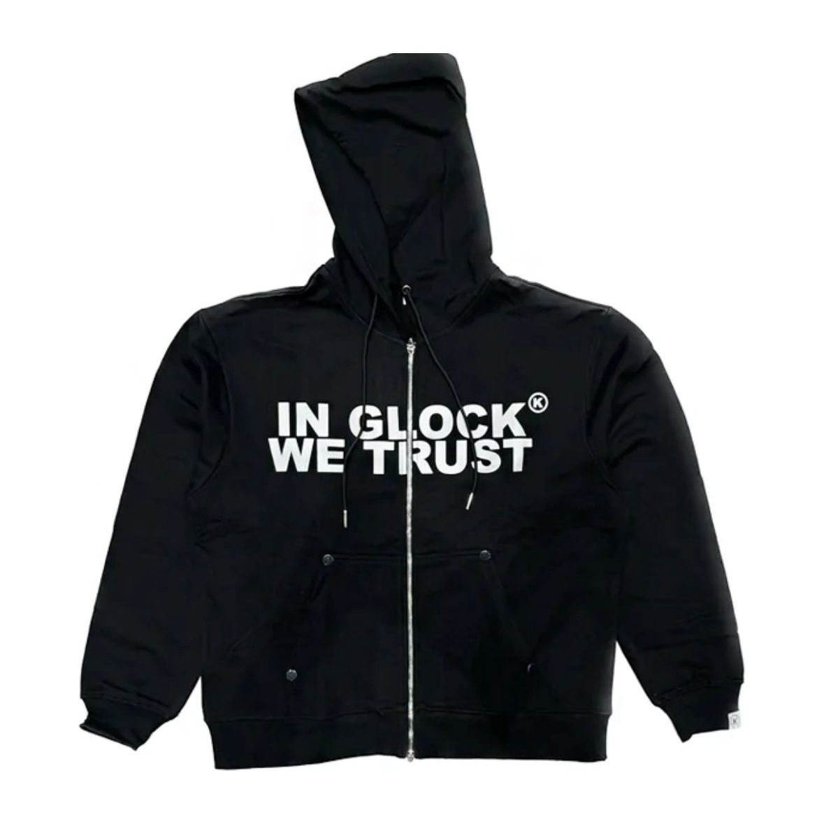 In Glock We Trust Zip-Up Black