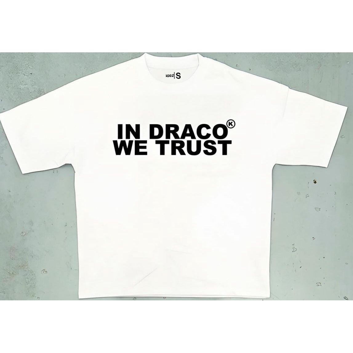 In Draco We Trust White Tee