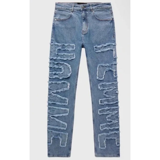 Homme Femme Twilight Light Blue Jeans