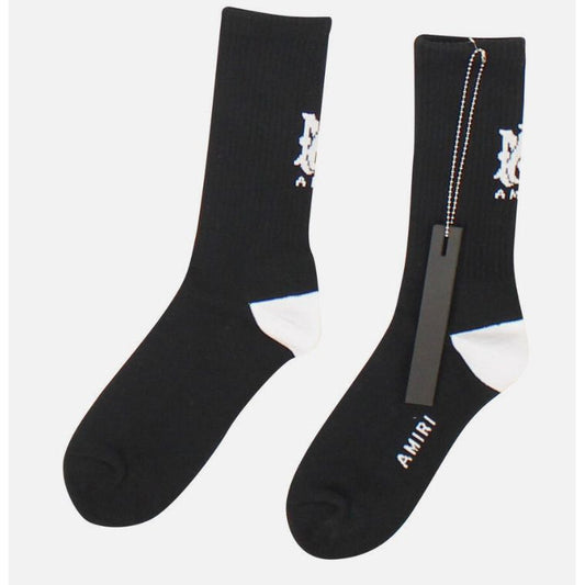 Amiri MA LOGO Black Socks