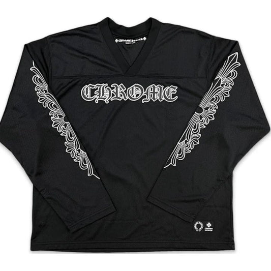 Chrome Hearts Stadium Mesh L/S Black Jersey