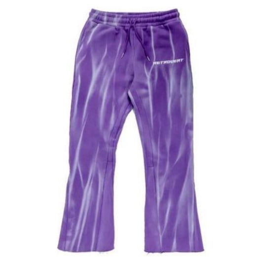 Retrovert Purple Flare Sweatpants