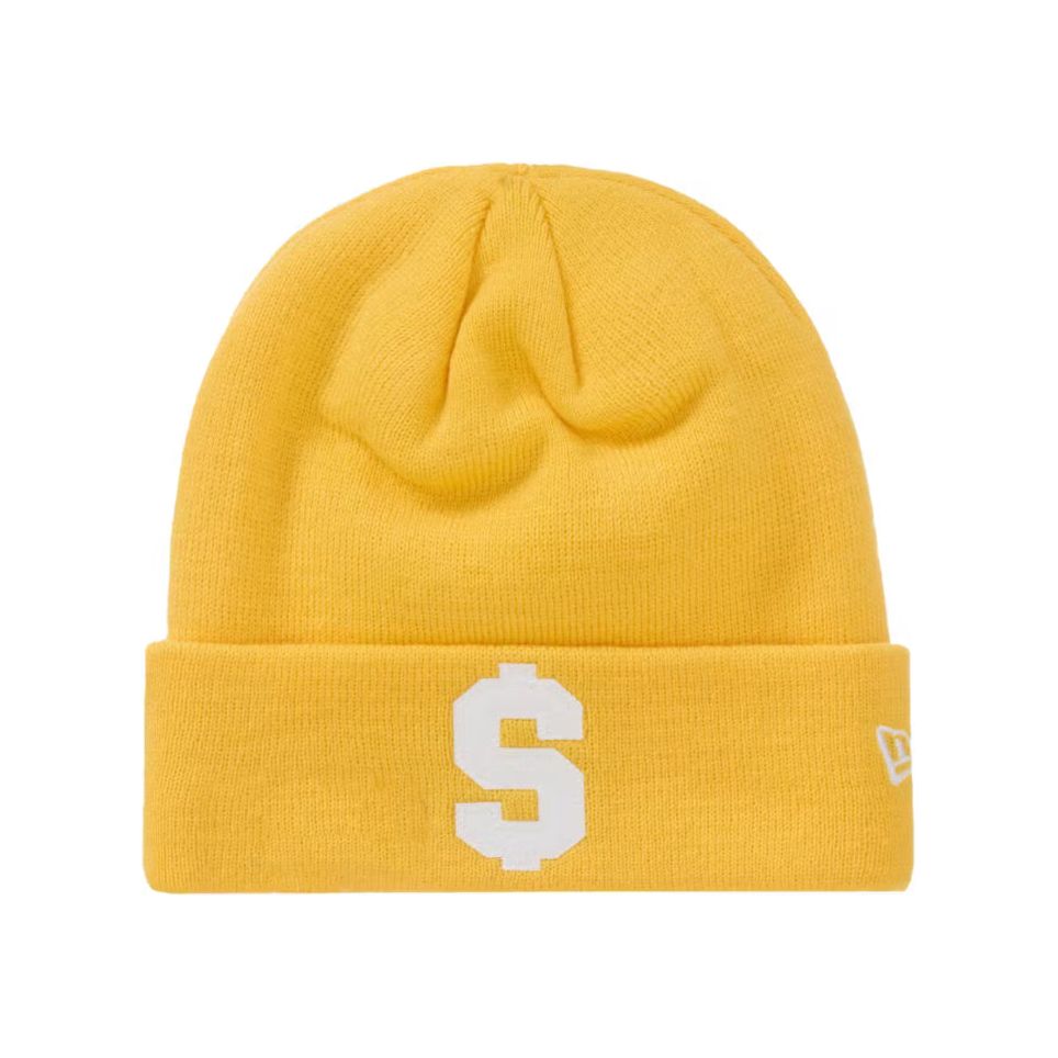 Supreme New Era $ Beanie Yellow