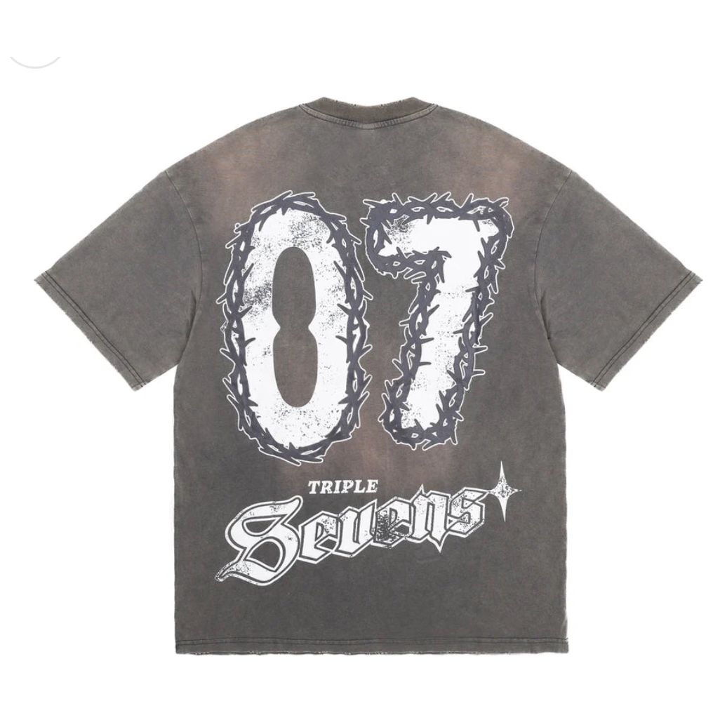 Triple Seven NY Savior Tee Grey