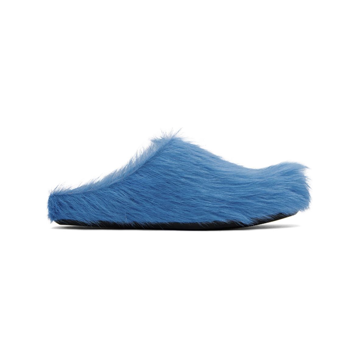 Marni Blue Fussbett Sabot Slippers