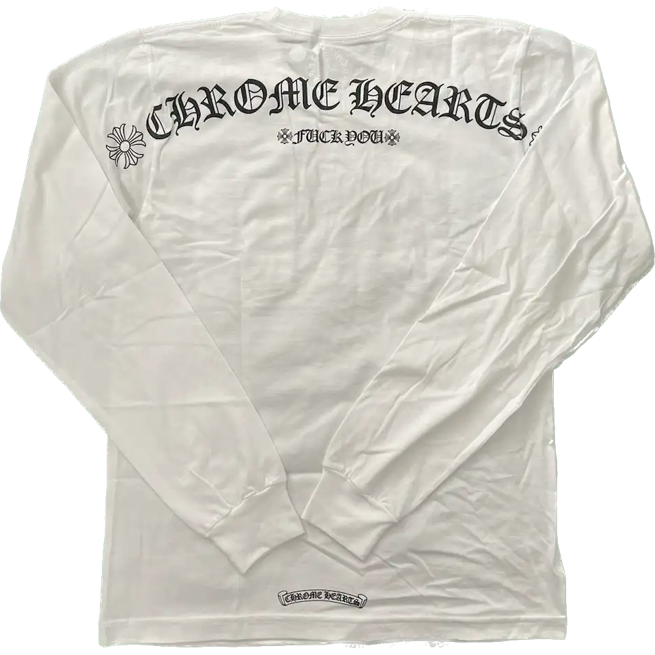 Chrome Hearts Scroll USA L/S White