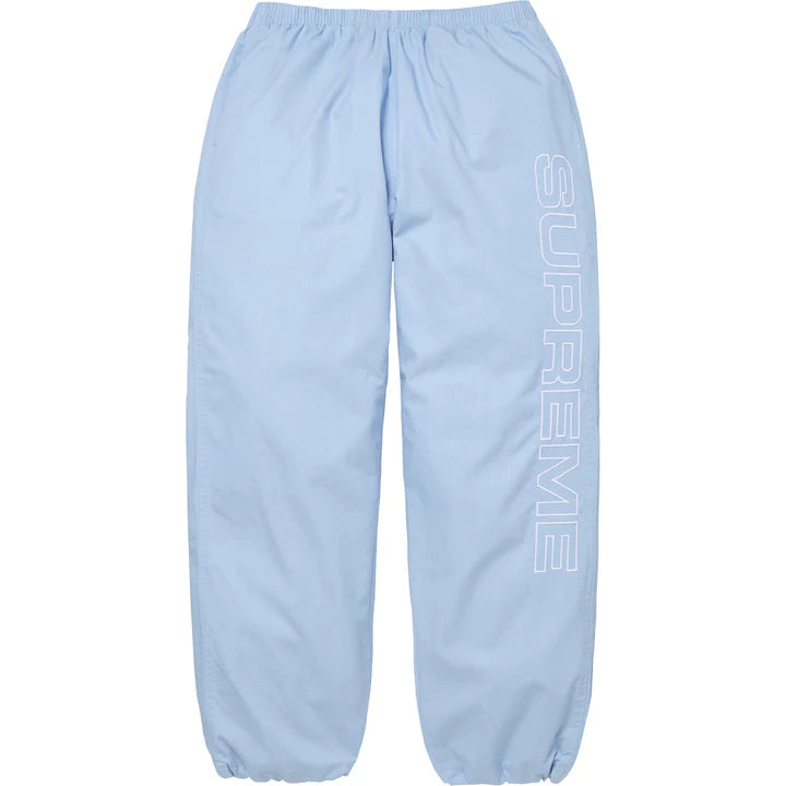 Spellout Embroidered Ripstop Track Pant ‘Baby Blue’