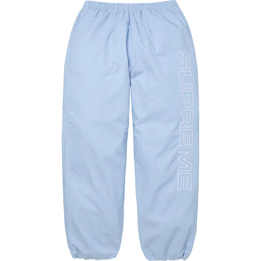 Spellout Embroidered Ripstop Track Pant ‘Baby Blue’