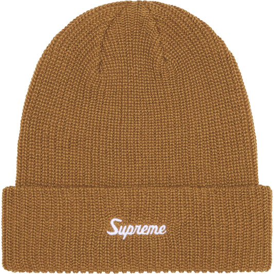 Supreme Loose Gauge Beanie ‘Light Brown’