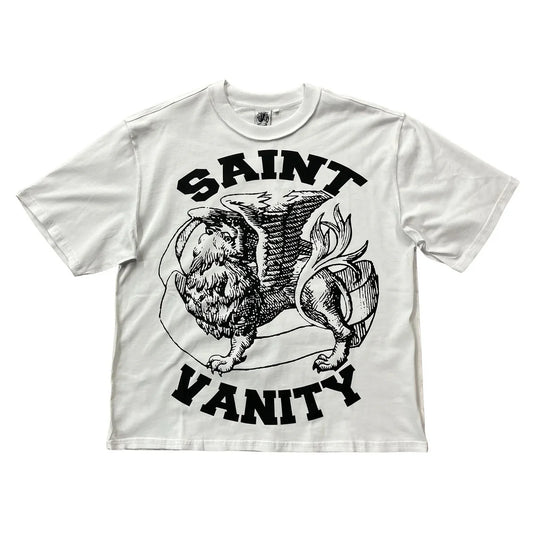 Saint Vanity Classic Logo Griffin T-Shirt White