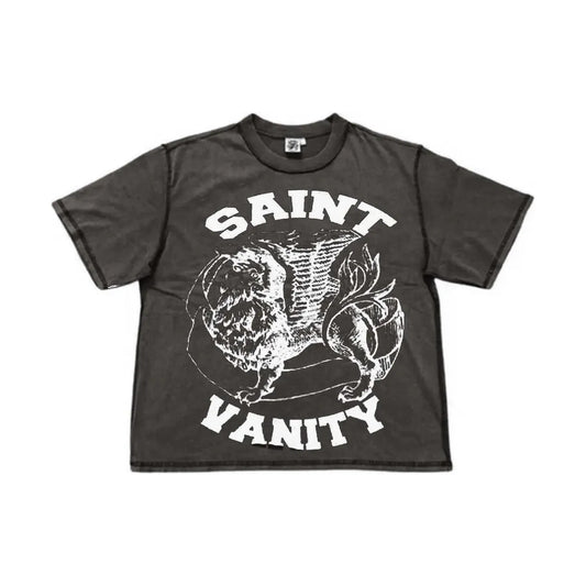 Saint Vanity Griffin Tee Grey