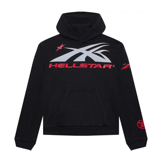 HELLSTAR SPORTS LOGO HOODIE ‘BLACK/RED’