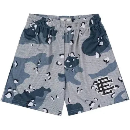 ERIC EMAUNEL BLUE CAMO SHORTS