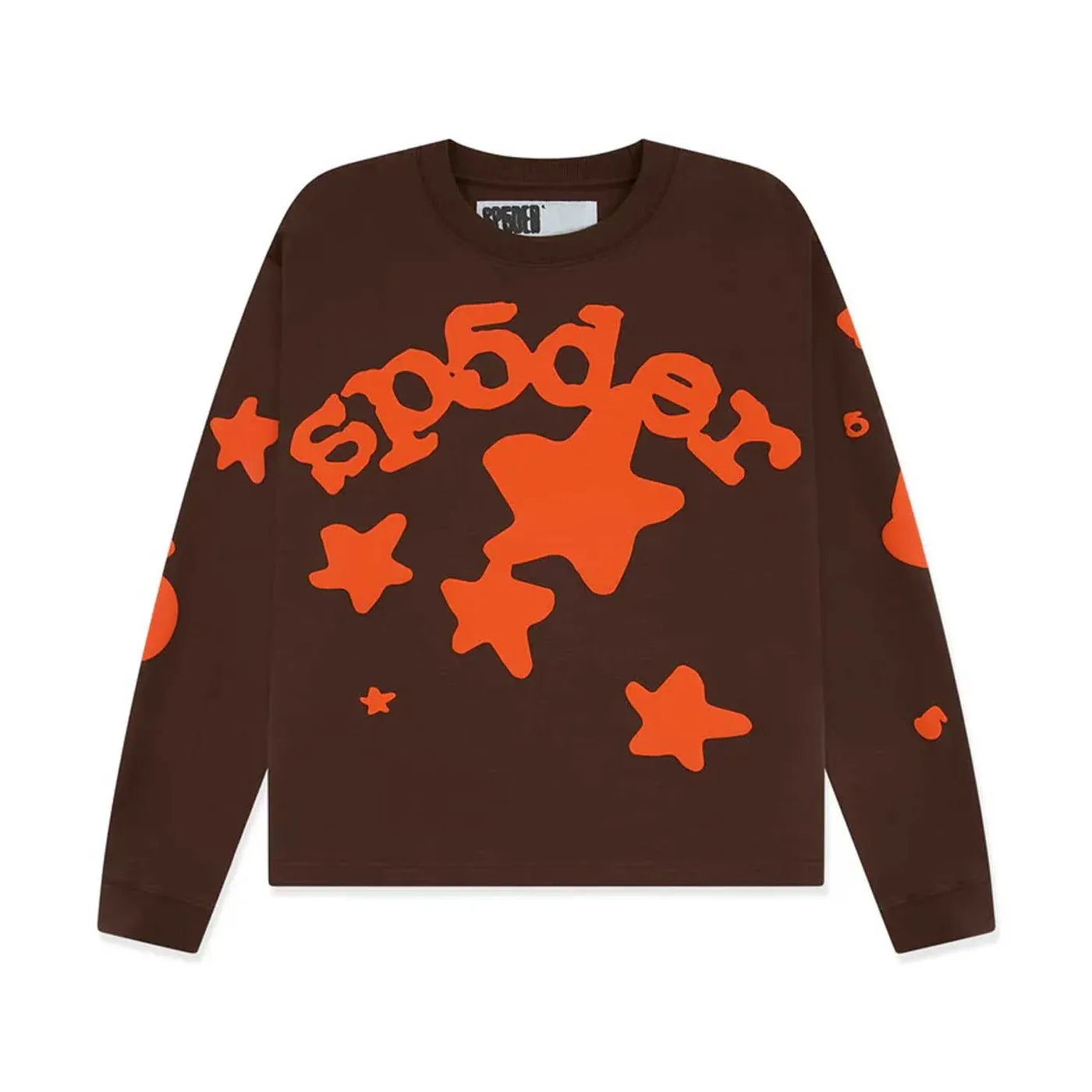 Sp*der Brown/Orange Long Sleeve Shirt