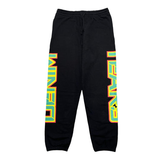Denim Tear Black/Yellow/Green Sweat Pants