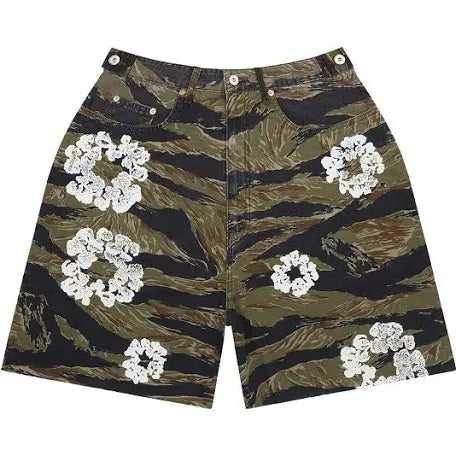 Denim Tear Camo Jean Shorts