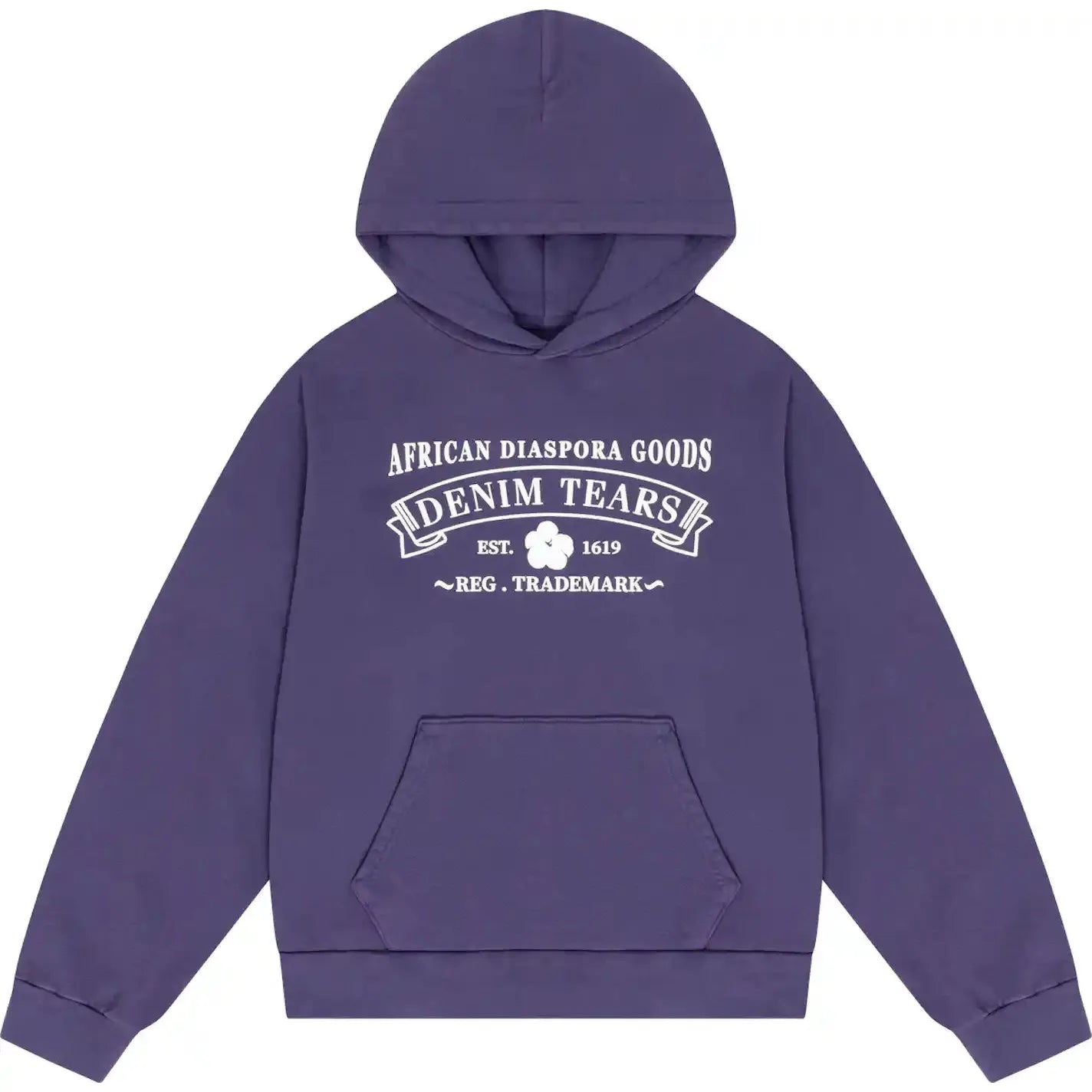 Denim Tears ADG Hoodie Washed Purple