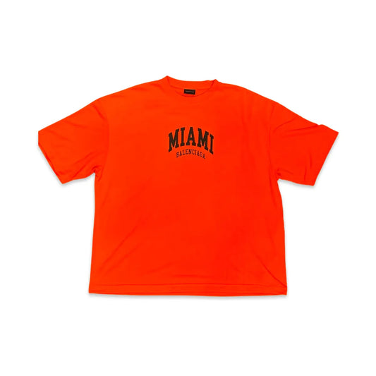 Balenciaga Cities T-shirt Miami Orange