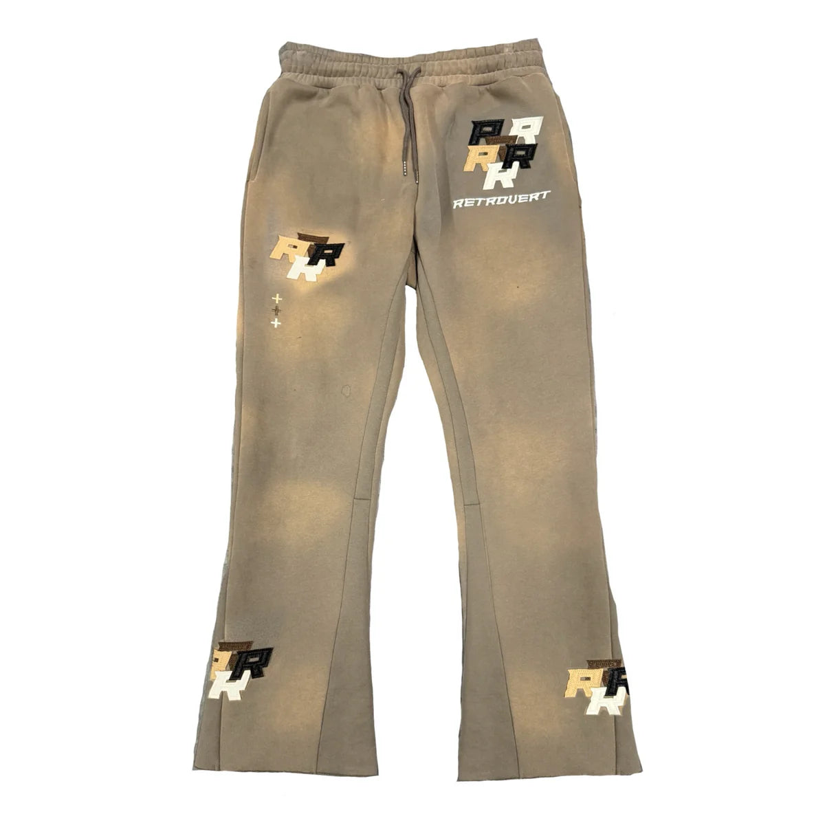 Retrovert Patch Flare Sweatpants