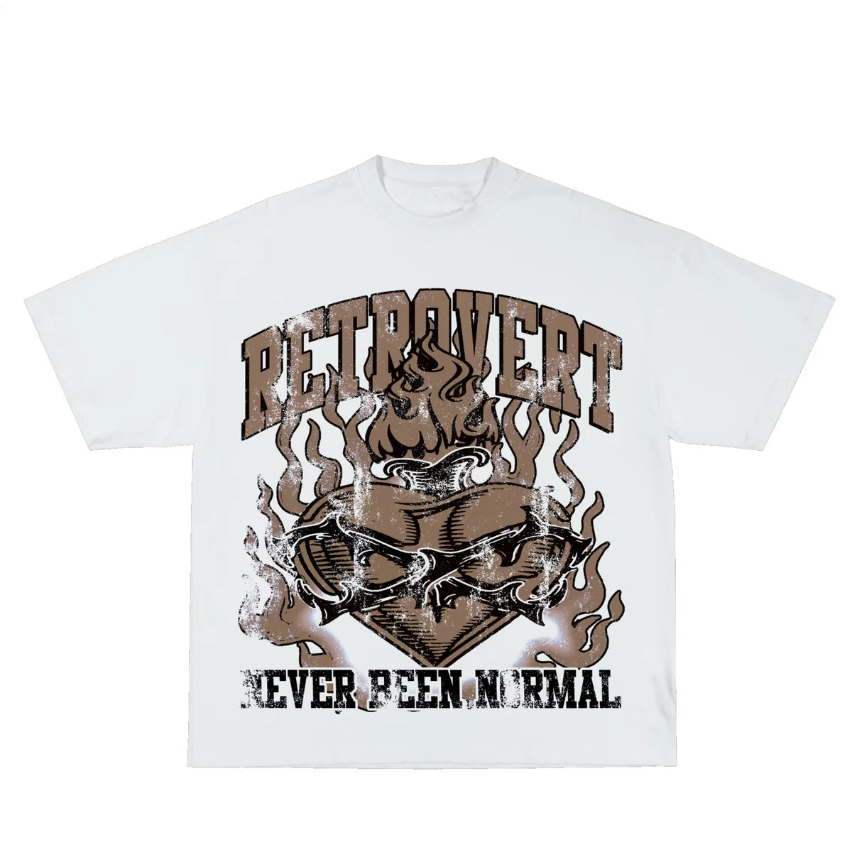 Retrovert Heart Thorn Sand Tee