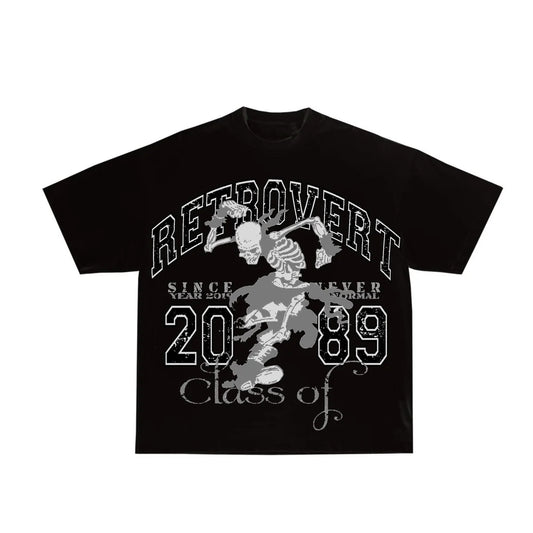 Retrovert University Skeleton Tee