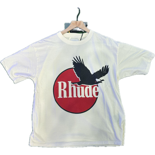 Rhude Eagle Logo Tee White/Red