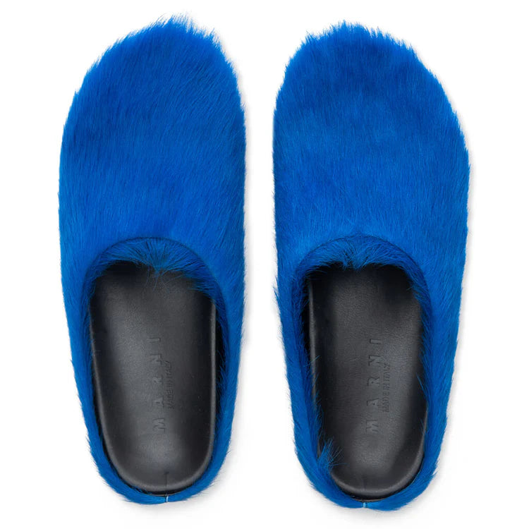 Marni Mazarine Blue Sabot Loafers