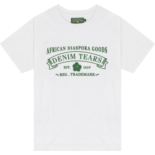 Denim Tears ADG Tee White/Green