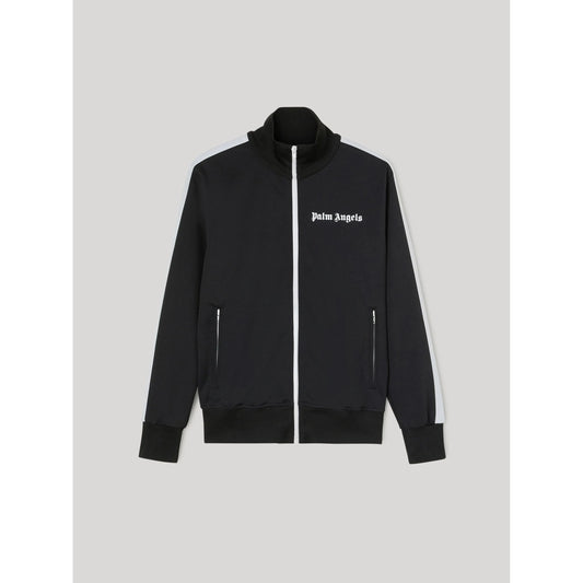 Palm Angels Zip Up Track Jacket Black