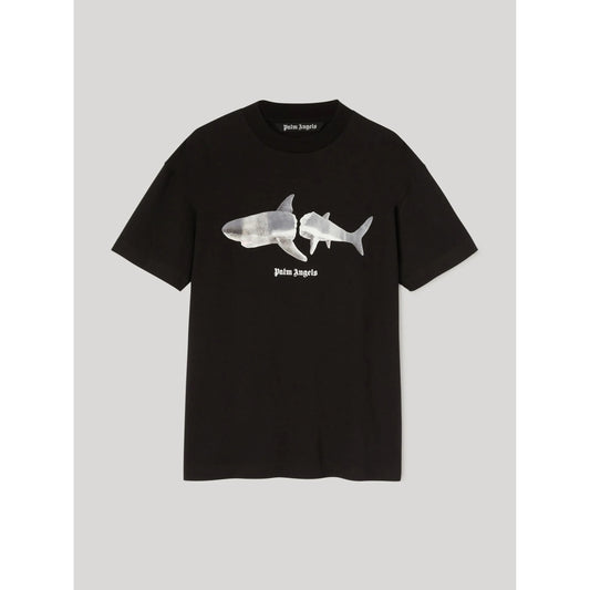 Palm Angels White Shark Classic Tee Black/White