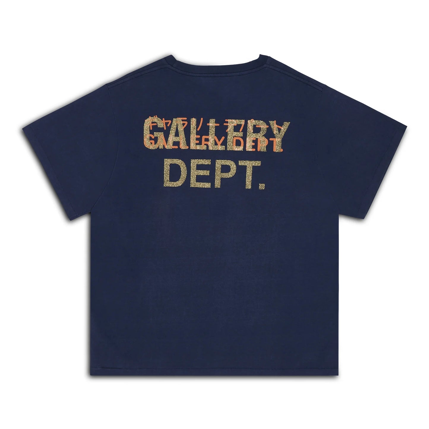 Gallery Dept. Tokyo Logo Tee Navy/Orange