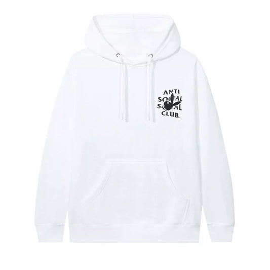 Anti Social Social Club Playboy Bunny
Logo Hoodie White