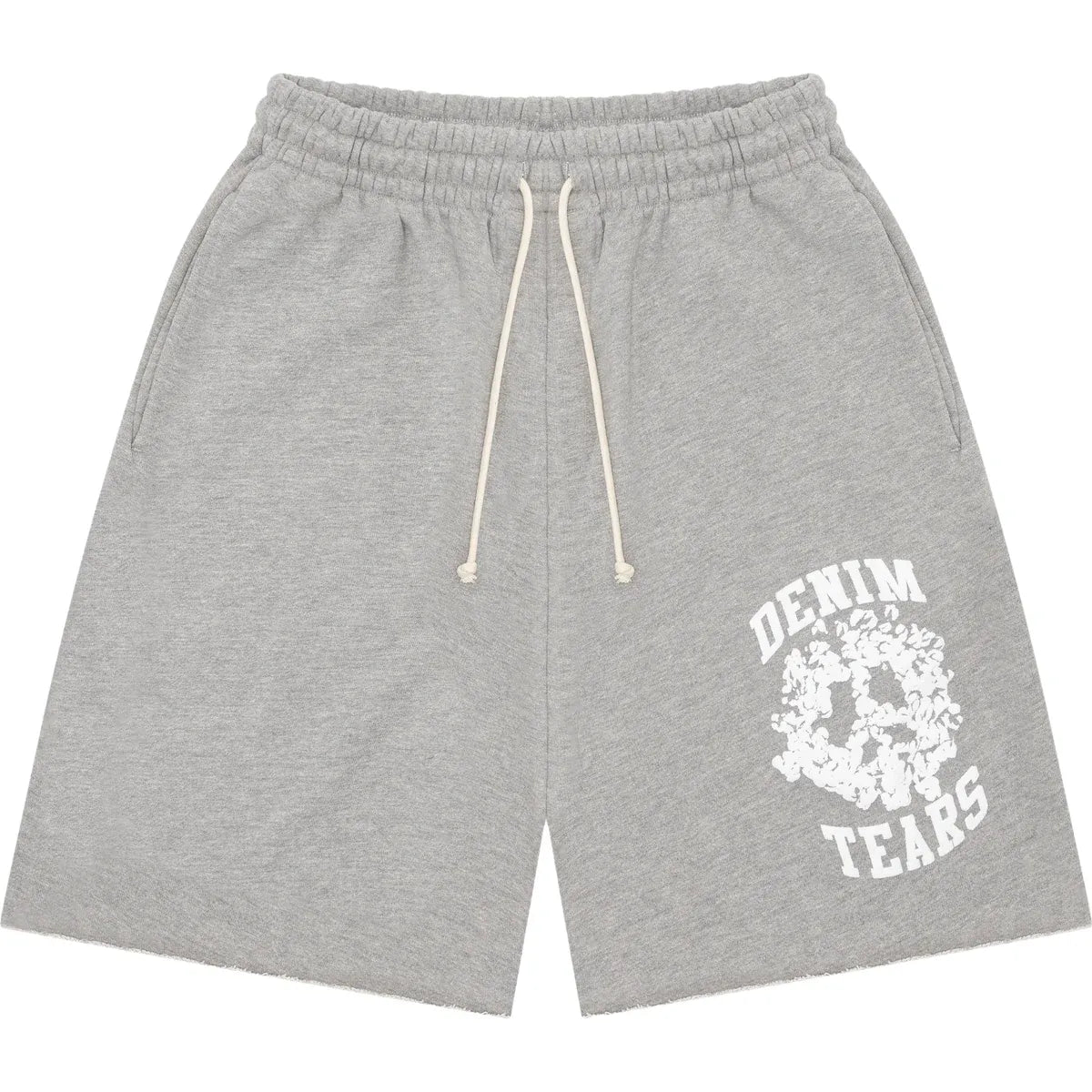 Denim Tears Cotton Wreath Peace
University Sweatshorts Heather Grey