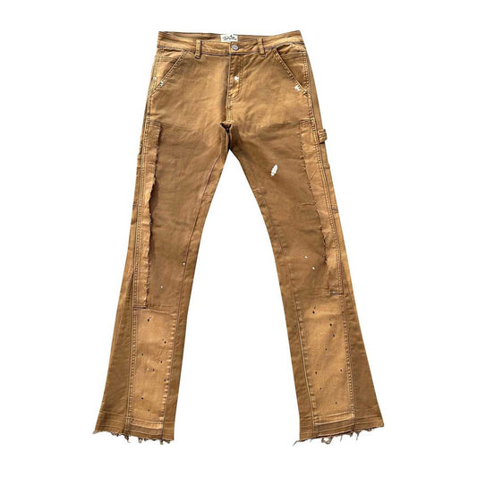 Triple Sevens Flares Jeans Khaki