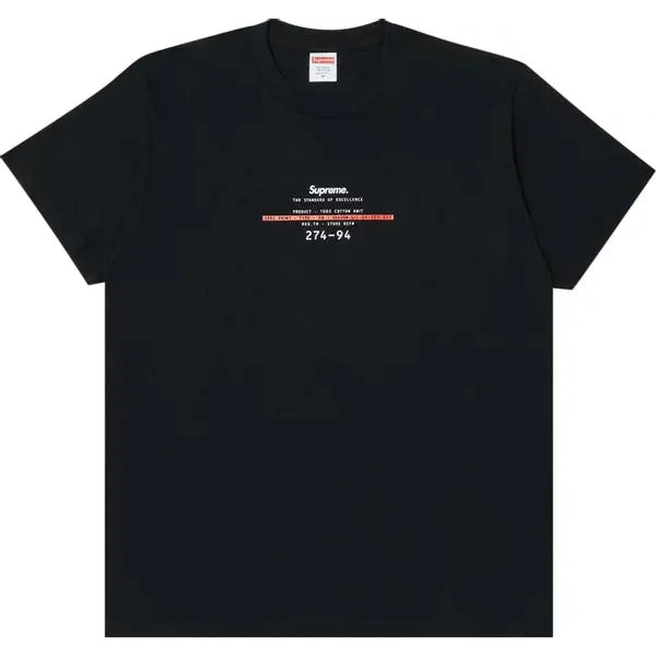 Supreme Standard Tee 'Black'