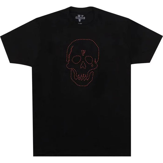 Vlone x Neighborhood Skull Short-Sleeve T-Shirt Black/Red