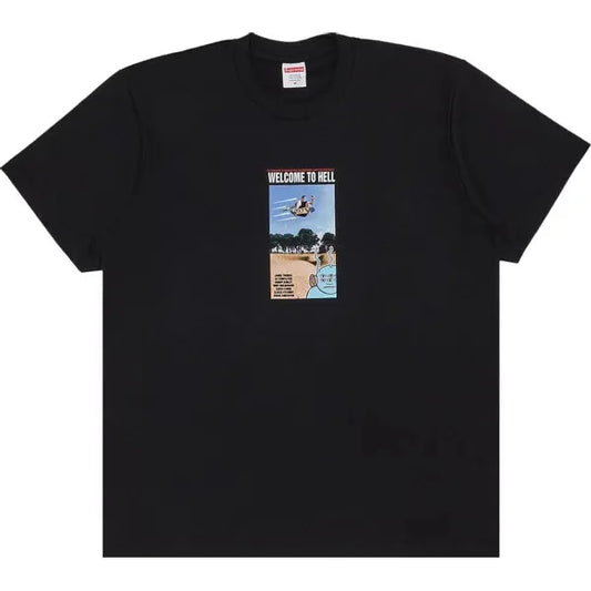 Supreme x Toy Machine Welcome To Hell Tee 'Black'