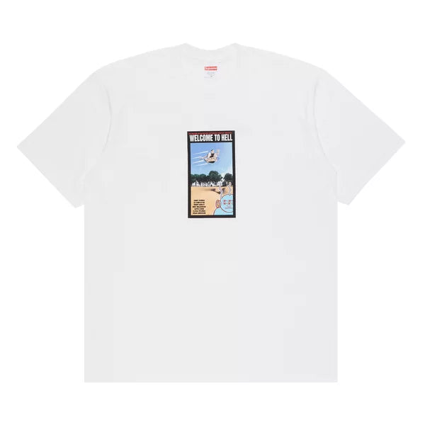 Supreme x Toy Machine Welcome To Hell Tee 'White'