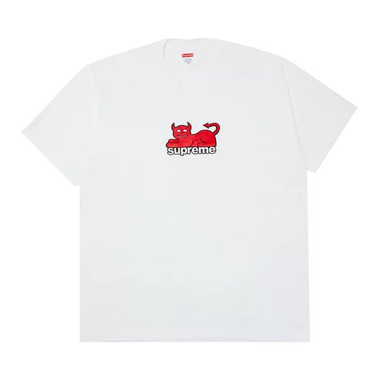 Supreme x Toy Machine Devil Cat Tee 'White'