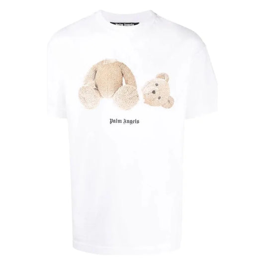 Palm Angels Bear Print Classic T-Shirt White