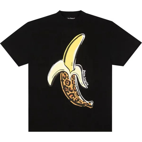 Palm Angels Banana Classic Tee 'Black/Yellow'