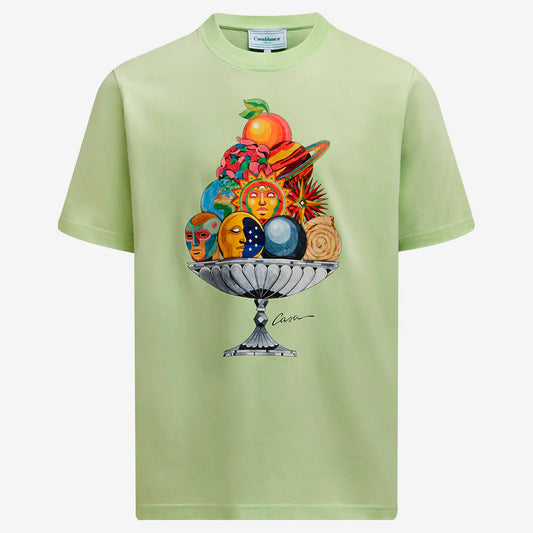 Casablanca Celestial Pyramid Printed T-Shirt Green