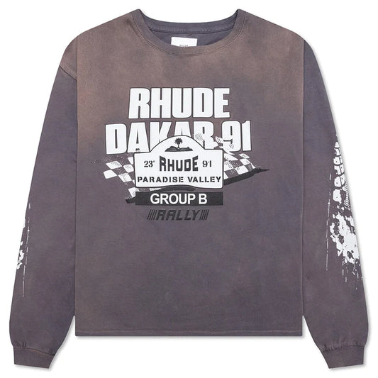 Rhude Dakar 91 L/S Tee Vintage