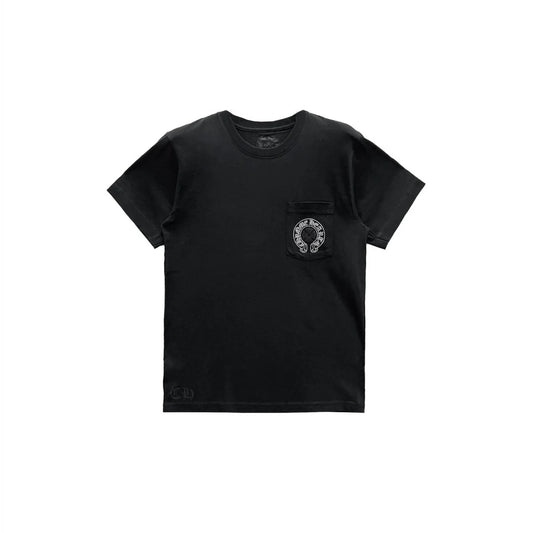 Chrome Hearts Las Vegas Silver Horseshoe Exclusive T-Shirt Black