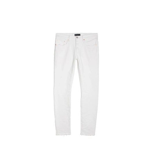 Purple Brand P001 Low Rise Skinny Jean White Wash